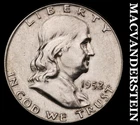 1952 Silver Franklin Half Dollar - Scarce  High Grade  Lustrous  #i1036