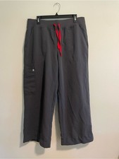Figs Women  s Size XL/P in Gray Scrub Pants Bottoms