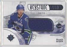 2016-17 Ultimate Collection Keystone Fabrics 4/99 Henrik Sedin #KF-HS HOF y3r