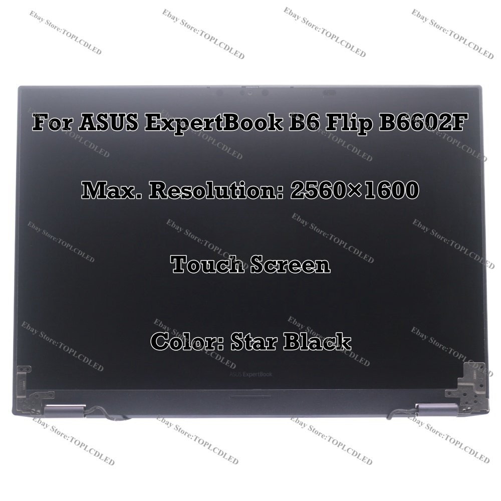 ASUS ExpertBook B6 Flip B6602F QHD+16""LCD Screen Touch Assembly Complete Display