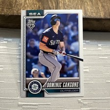 2026 Topps Series 1 #156 Dominic Canzone Seattle Mariners Baseball Card