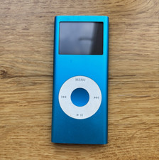 Apple iPod Nano 4th Gen 4GB Blue Digital Music Player Headphone Jack Dock