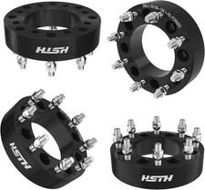 Nib Hish 2 8 Lug Wheel Spacers Adapter 8x6.5 To 8x180mm Chevy Gmc 1965-2010 Nib Hish 2 8 Lug Wheel Spacers Adapter 8x6.5 To 8x180mm Chevy Gmc 1965-2010