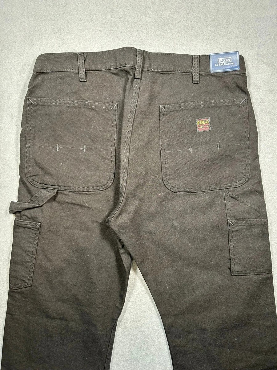 Polo Ralph Lauren Mens Carpenter Canvas Double Knee Relaxed