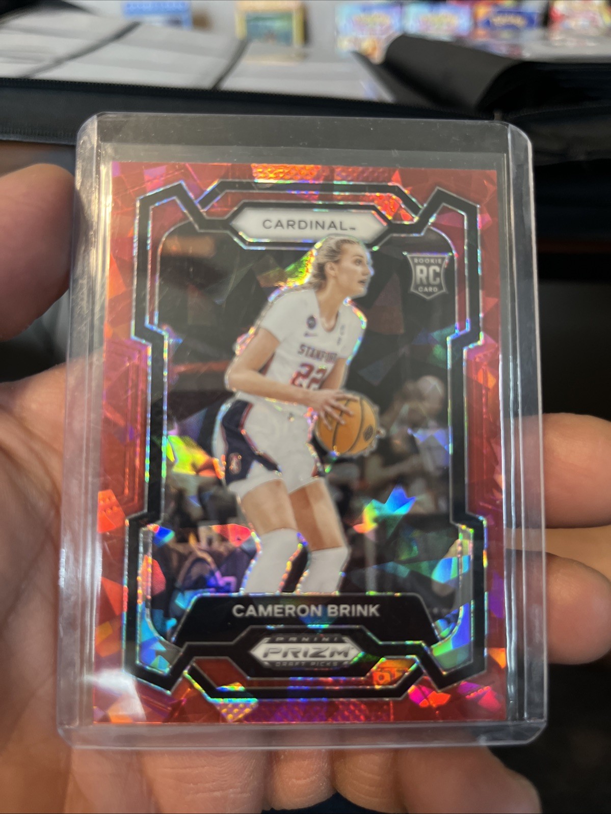 2024-25 Panini Prizm Draft Picks - Cameron Brink #89 Red Ice Prizm (RC)