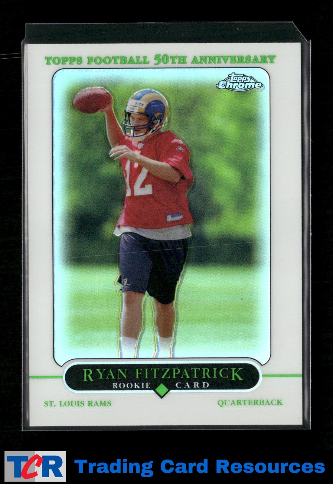 2005 Topps Chrome #243 Ryan Fitzpatrick Refractors