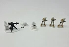 Vtg 1982 Kenner Star Wars Lot Of 6 Micro Hoth Battle Die Cast Figures Mail Away