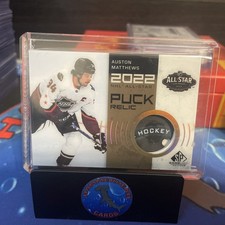 2022-23 SP Game Used All-Star Puck Relic Auston Matthews