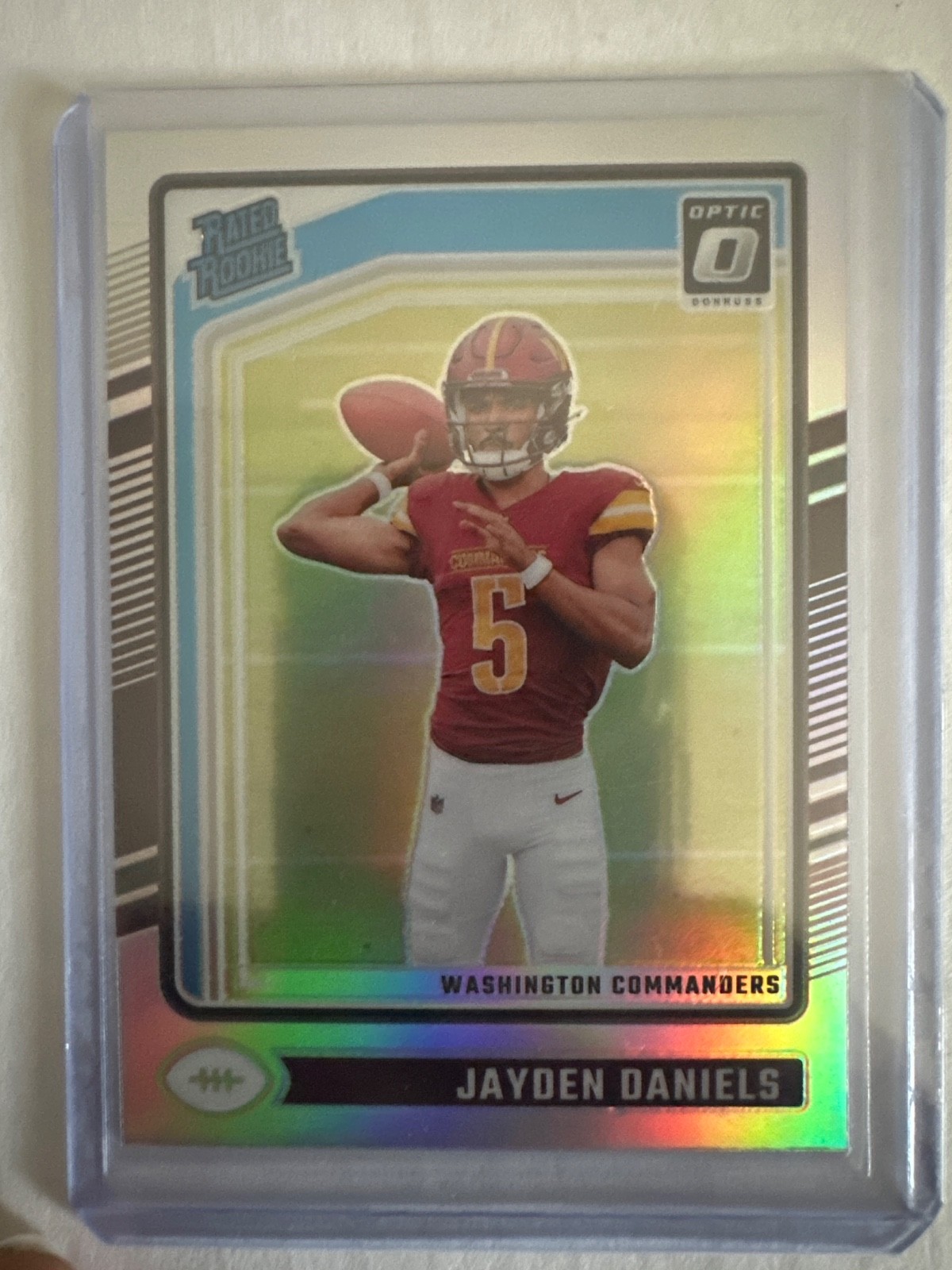 2024 Panini Donruss Optic - Rated Rookie Jayden Daniels #248 Holo Prizm (RC)