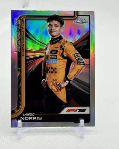 Topps Chrome Formula 1 2025 Lando Norris McLaren Refractor #5