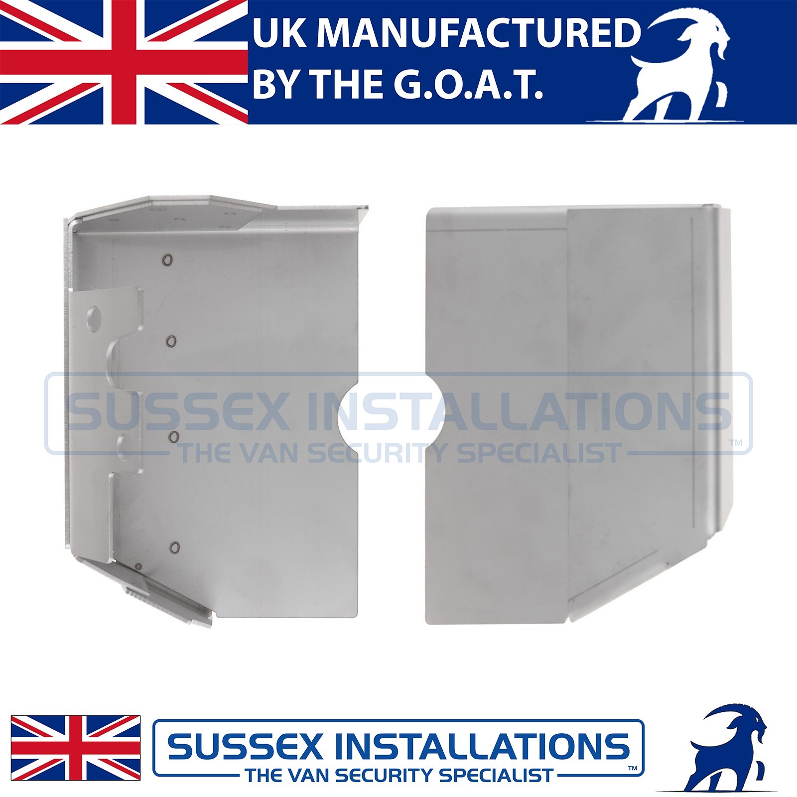 For Vauxhall Vivaro (2019-Onwards) Twin Side Door Internal Latch Shield Set