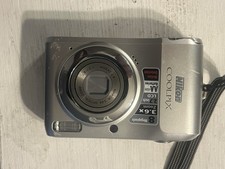 Nikon Coolpix L19 8.0MP Silver Digital Camera Tested W/ 2GB SD  Strap - READ 