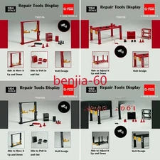 1/64 Scale Repair Workshop Tool Lift Platform Model for Car Modle Scene Matching