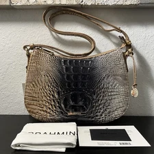 Brahmin Shayna TRI-COLOR OMBRE MELBOURNE W/ Leather Eye  BEAUTIFUL COLORING NWT