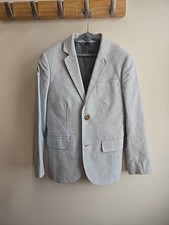 J CREW CREWCUTS BOY LUDLOW OXFORD JACKET BLAZER GRAY - SIZE 10