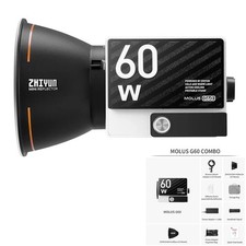 ZHIYUN Molus G60 Combo 60W Led Video COB Light APP Control with Dome Diffusion