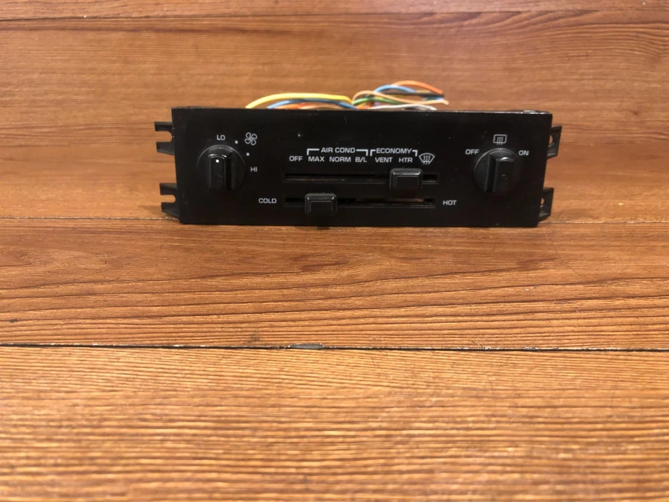 1984-1989 CHEVY CORVETTE C4 MANUAL A/C AC AIR CLIMATE CONTROL HEATER SWITCH OEM - Image 2 of 4