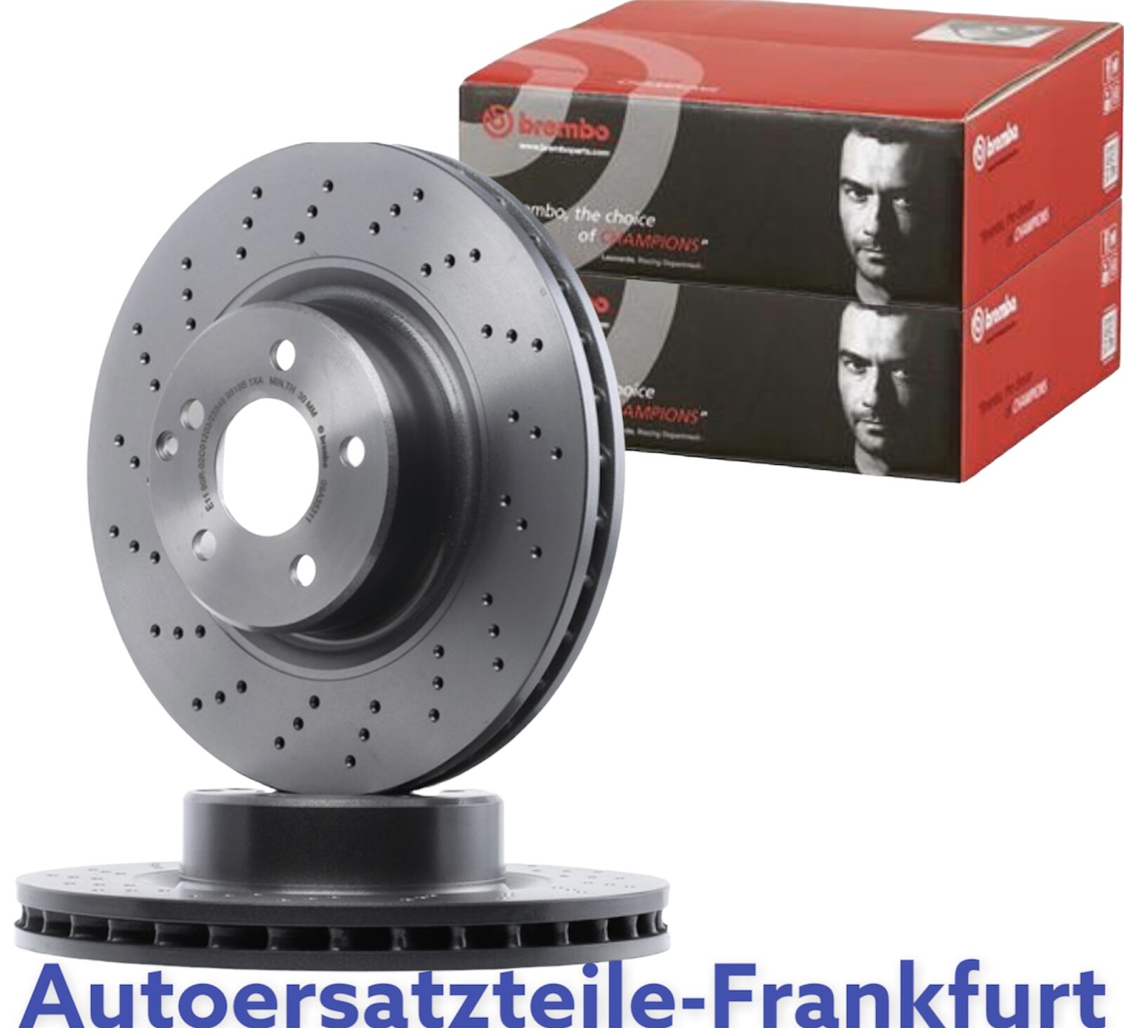 2 dischi freno Brembo anteriori Mercedes-Benz Classe S W220 + S Coupé C215 CL...