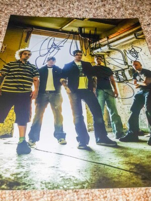 New Found Glory - Original Inperson Autograph on Photo