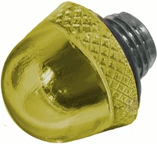 Ledtronics LENS-LCD470W-CY Lens Cap - Dome - Yellow - Clear - Water-Tight.