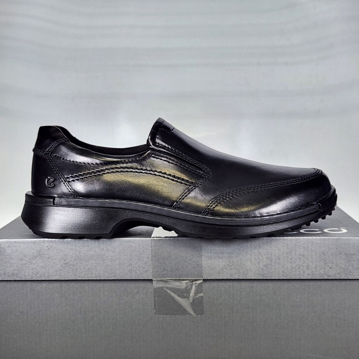 Size 7-7.5 (EU 41) - ECCO Fusion 2 - Slip On Loafer - Black  display picture 1