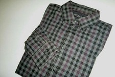 calvin klein Jeans mens performance cotton regular fit dress shirt sz: Sm - gray