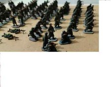 1/72 WWII German Army Finished Painted 20pcs/set Soldier Figures
