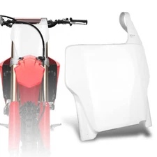 Front Number Plate White For Honda CR125R CR250R CRF250R CRF450R 2004-2007 05 06