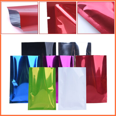 100 Aluminium Heat Seal Foil Bags Sealer Pouches Sachet Foodgrade Smellfree