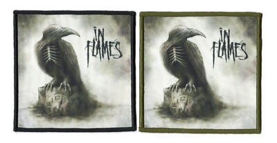 In Flames Sounds of a Playground Fading Sublimated Printed Patch Band Logo