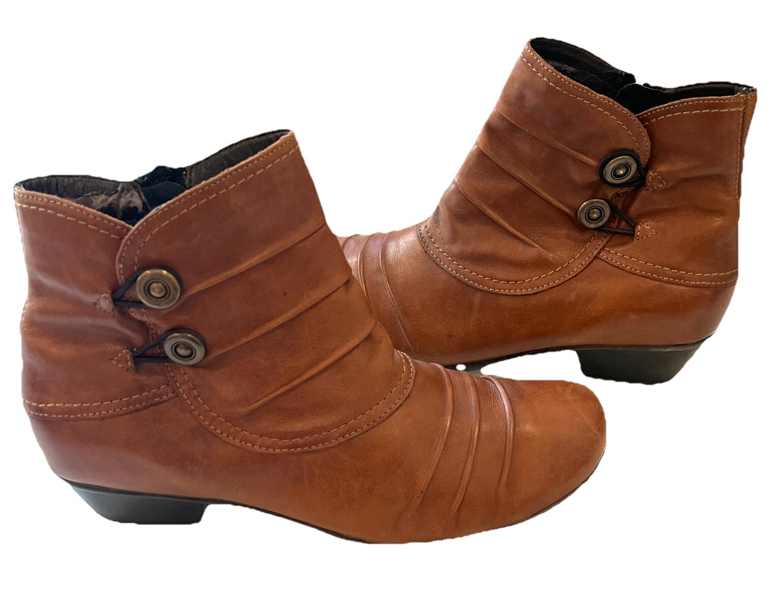 SAOLA Stivaletti REMONTE DORNDORF in morbida pelle di ispirazione vittoriana suola in gomma taglia 39 8