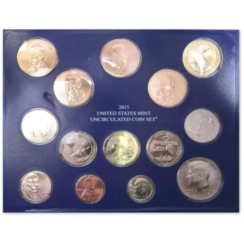 2015 Uncirculated Coin Set U.S Mint Government Packaging OGP COA