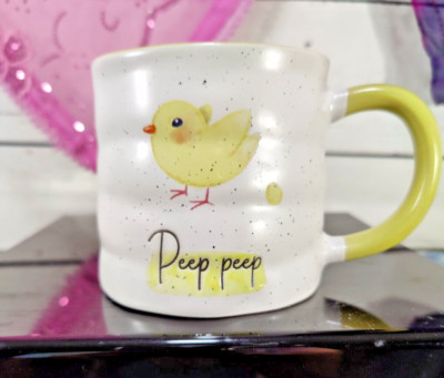 Global Design Connections Peep Peep Chick Coffee Tea Mug Cup 16 Oz Easter