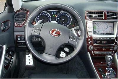 2010 2011 2012 2013 Lexus Is 250 350 Is250 Is350 Interior Wood Dash Trim Kit Set Ebay