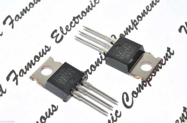 10pcs - IR IRF630 N MOSFET Transistor 200V 9A TO220 Genuine | eBay