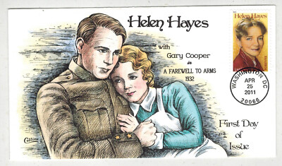 2011 COLLINS HANDPAINTED 4525 ACTRESS HELEN HAYES & GARY COOPER FAREWELL TO ARMS