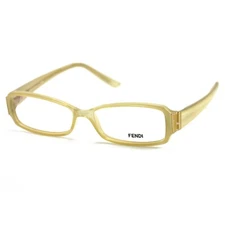Fendi Women's FF 974 290 Ivory Nude Rectangle Eyeglasses Frames 53 x 14 x 135