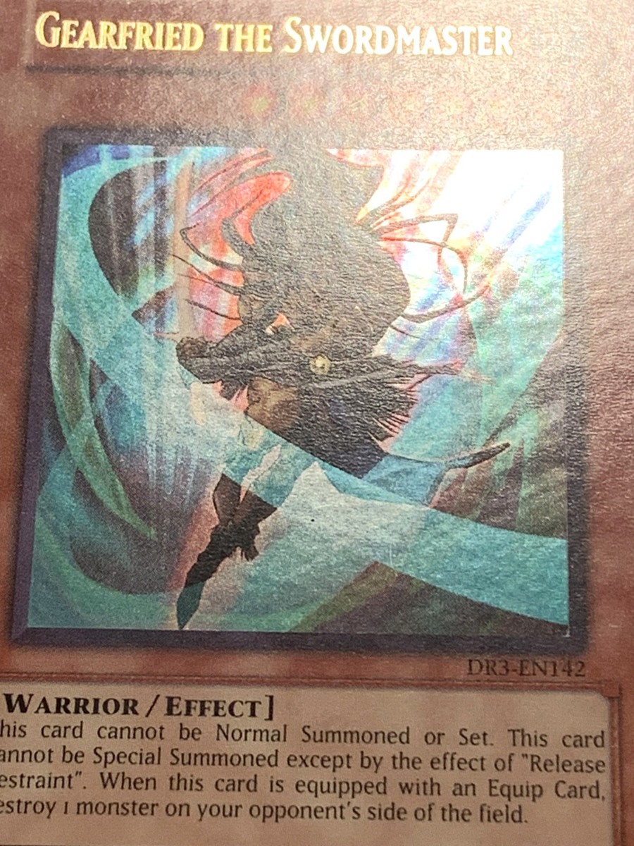 yugioh Gearfried the Swordmaster DR3-EN142 Ultra Rare