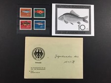 BRD FOTO-ESSAY 1964 412/415 FISCHE FISH PHOTO-ESSAY RAR !! e1523