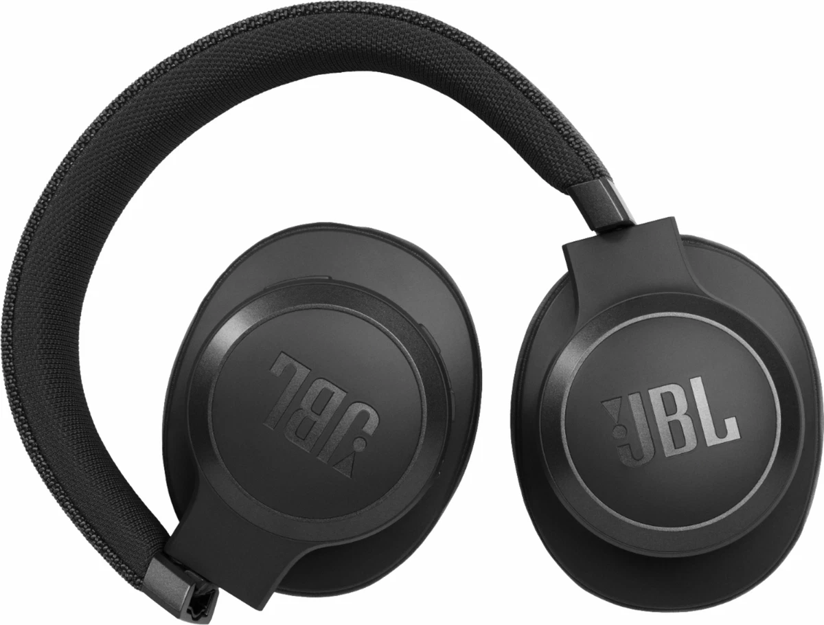 JBL - Live 660NC Wireless Noise Cancelling Over-The-Ear Headphones - Black