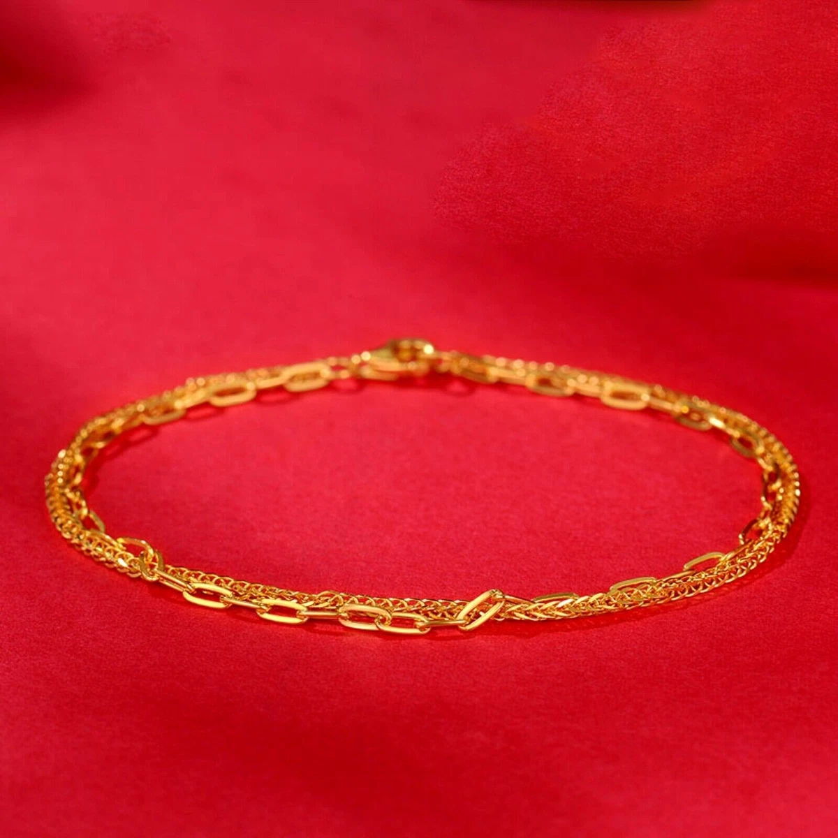 Baby Girl Boy Bangles Bracelet Gold Color Bells Pendant Anklet Bangles  Bracelets - Walmart.com