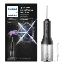 Philips Sonicare Cordless Power Flosser 3000 - Black, HX3826/23