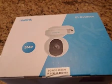 Reolink 2.4/5Ghz Wireless Security IP Camera 5MP PTZ Human Car Detect E1 Outdoor