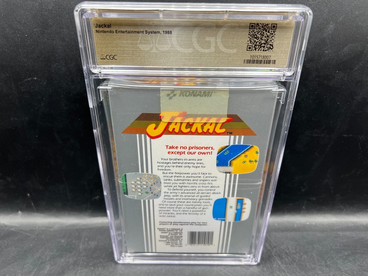 Jackal Konami Nintendo NES CGC 9.8 A+ FACTORY SEALED MINT VGA | eBay