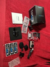 GoPro Hero 4 Silver Camera Bundle Accessories No SD Card