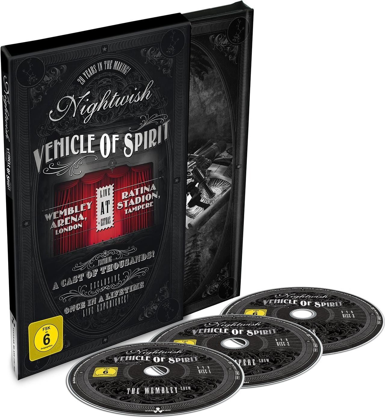 Music Dvd Nightwish - Vehicle Of Spirit (3 Dvd)