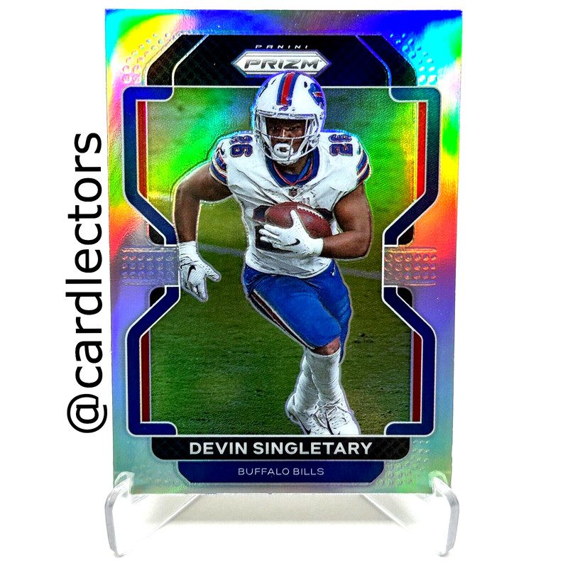 2021 Panini PRIZM Football DEVIN SINGLETARY #118 Silver PRIZM Parallel SP BILLS