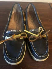 Sperry Cheetah Print Boat Shoes Women’s Size 6 M Top Sider 9174715 Leather