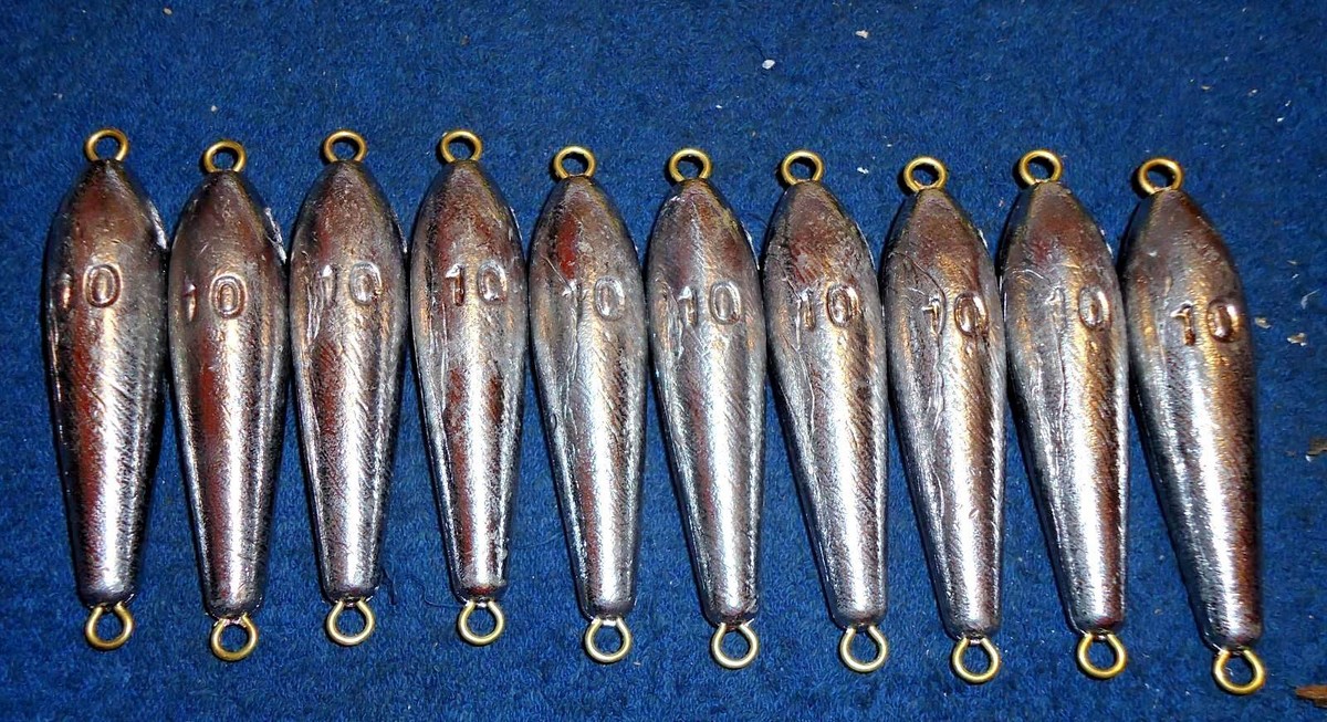 Oz No Roll Sinkers 3/4 1-1/2 1- 3/4 OZ OZ 10 OZ