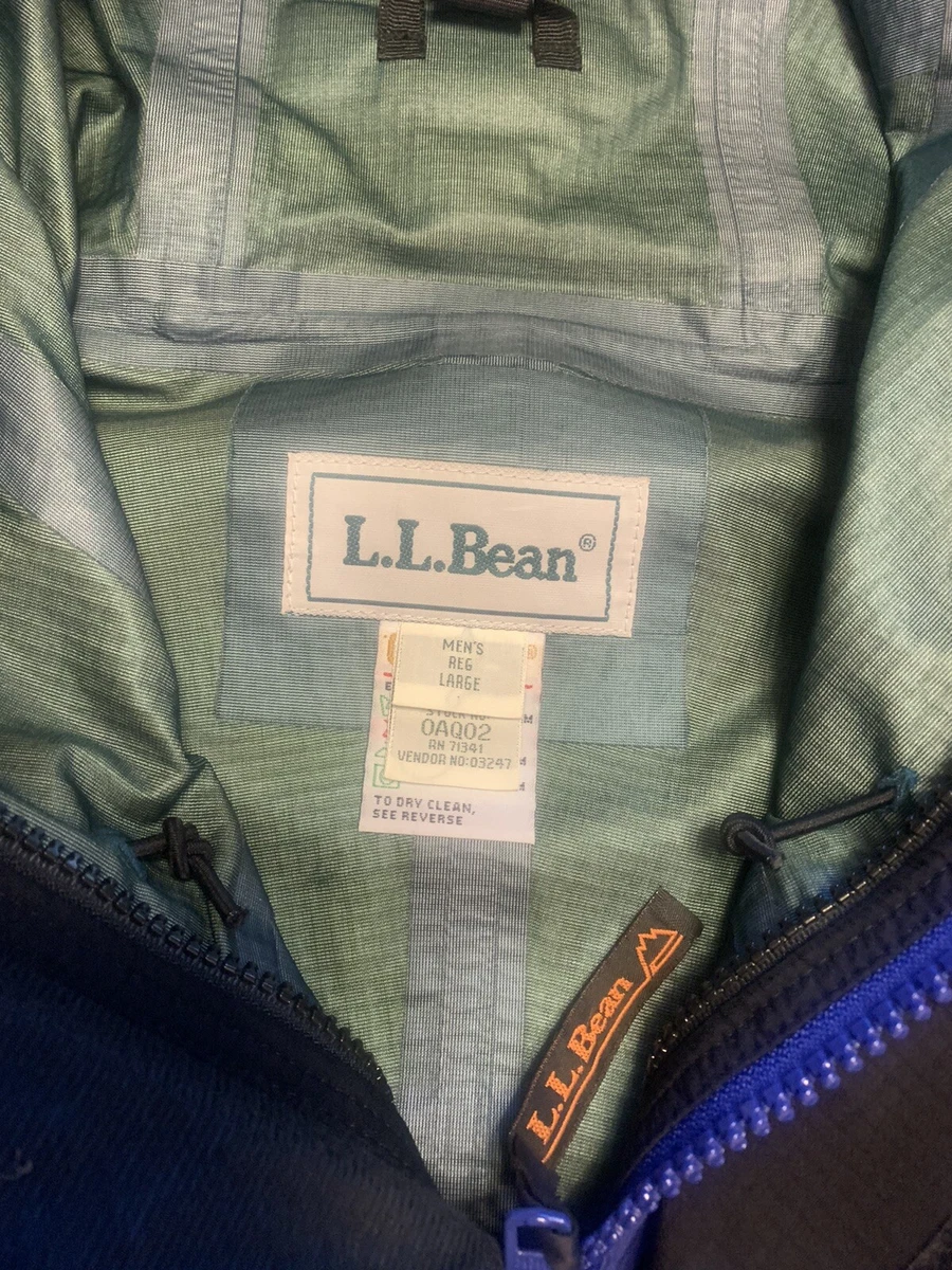 LL BEAN All Conditions GORE-TEX Hooded Waterproof Rain Parka Men&